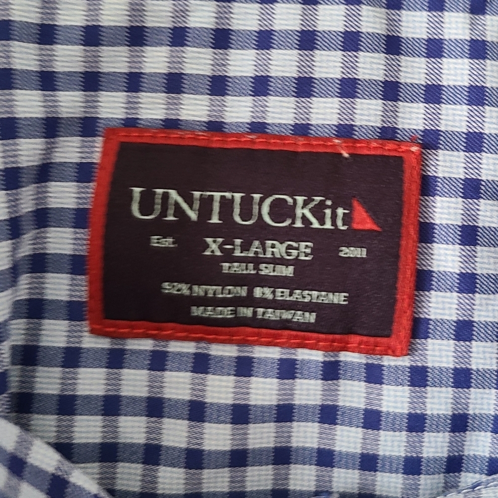 Untuckit Gingham Button Down - image 3